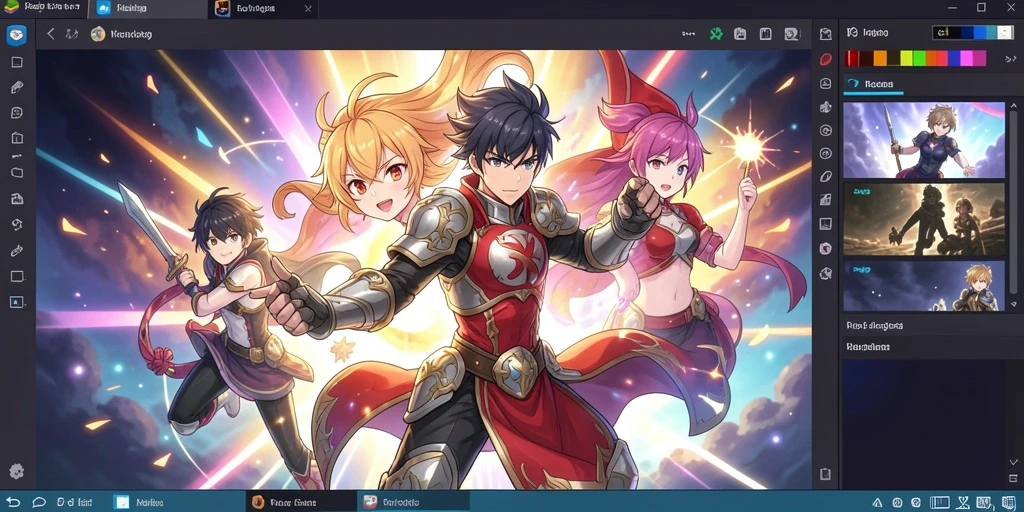 Tangkapan layar menunjukkan interaksi multiplayer yang seru.