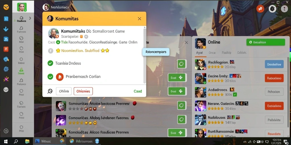 Momen seru dalam gameplay yang penuh tantangan.