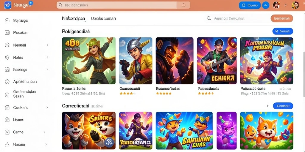 Screenshot yang menunjukkan momen permainan yang mendebarkan.
