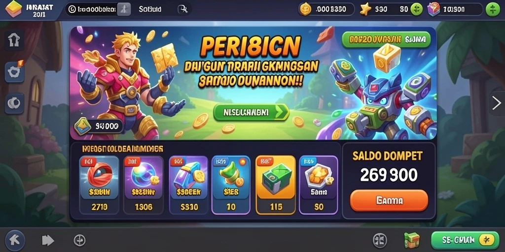 Pertarungan seru melawan musuh di level yang menantang.