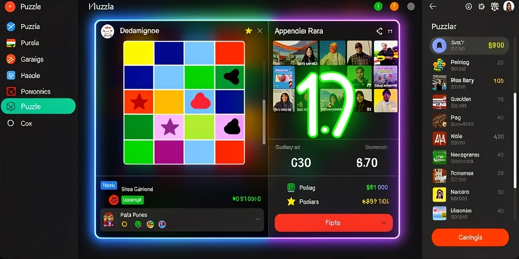 Screenshot 3: Tampilan fitur komunitas dan interaksi antar pemain.