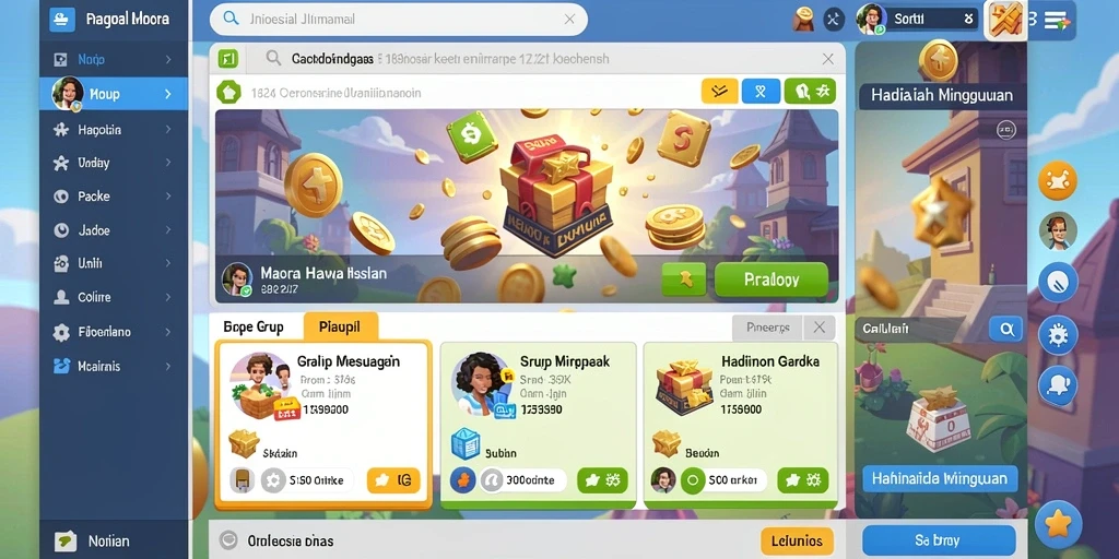 Berbagai mode permainan yang menantang dan seru.