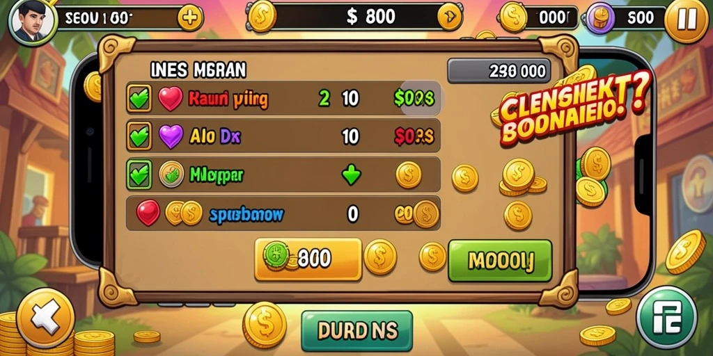 Variasi permainan yang lengkap dan menarik.