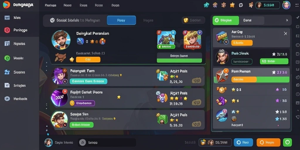 Screenshot menangkap momen saat pengguna menikmati permainan kartu secara langsung.