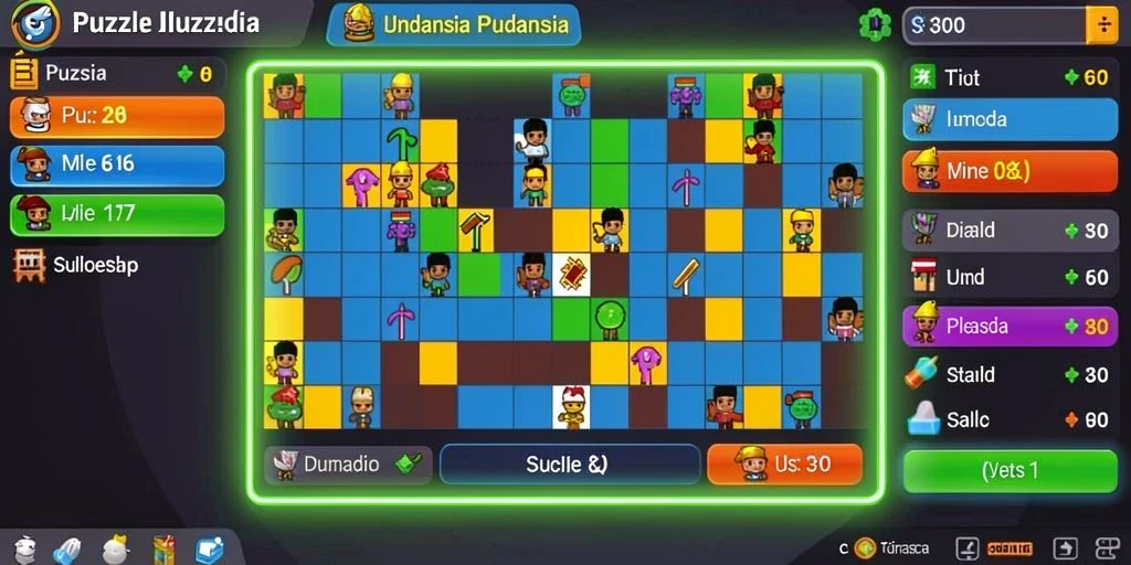 Fitur chat yang memungkinkan interaksi antar pemain.